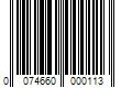 Barcode Image for UPC code 0074660000113