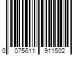 Barcode Image for UPC code 0075611911502. Product Name: Testors 0.25 oz. 6-Color Gloss Enamel Paint Set (6-Pack)