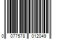 Barcode Image for UPC code 0077578012049. Product Name: Thermwell Products Frost King L344H Poly Foam Self-Stick Weatherseal Tape  Open Cell  Maximum Compression  1-1/2  Wide x 1/4  Tall x 17 ft. Long