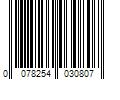 Barcode Image for UPC code 0078254030807. Product Name: CRC INDUSTRIES INC CRC White Lithium Grease  16-oz. Aerosol Can  NLGI Grade 2 - 12 CAN (125-03080)
