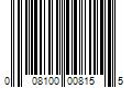 Barcode Image for UPC code 008100008155. Product Name: Coty Us LLC Covergirl Queen Collection Jumbo Gloss Balm  Almond Butter  Q810