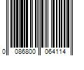 Barcode Image for UPC code 0086800064114. Product Name: Johnson & Johnson Neutrogena Purescreen+ Tinted Mineral Face Sunscreen  Deep  1.1 fl oz