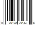 Barcode Image for UPC code 009100004338. Product Name: Autolite Copper Core Spark Plug  Resistor
