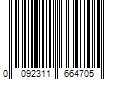 Barcode Image for UPC code 0092311664705. Product Name: Moldex-Metric  Inc. Moldex PlugStationÂ® with Goin GreenÂ®  500 PR