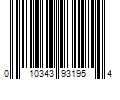 Barcode Image for UPC code 010343931954. Product Name: Epson 702 DURABrite Ultra Standard-Capacity Ink Cartridge Color Multi Pack with Sensormatic