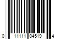 Barcode Image for UPC code 011111045194. Product Name: Unilever Dove Dryness Relief Long Lasting Gentle Women s Body Wash  Jojoba Oil  30.6 fl oz