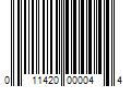 Barcode Image for UPC code 011420000044. Product Name: MotoRad 4043-80 Heavy Duty Thermostat with Seal