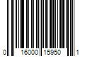 Barcode Image for UPC code 016000159501. Product Name: Chex Mix Cheddar Snack Mix