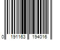 Barcode Image for UPC code 0191163194016. Product Name: Reef Element TQT Flip Flop in Black at Nordstrom Rack, Size 12