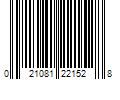Barcode Image for UPC code 021081221528