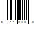 Barcode Image for UPC code 021310000009. Product Name: Slide Sledge Pin Driver 2 In Dia 2 1/2 In L 213104