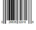 Barcode Image for UPC code 026635328166