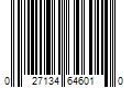 Barcode Image for UPC code 027134646010. Product Name: Black Jack 10 lb Speed-Patch Blacktop Crack and Hole Repair