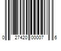 Barcode Image for UPC code 027420000076