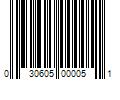 Barcode Image for UPC code 030605000051