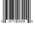 Barcode Image for UPC code 030772062999. Product Name: Procter & Gamble Head and Shoulders Men s Dandruff Shampoo  Sandalwood  12.5 fl oz