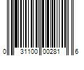 Barcode Image for UPC code 031100002816