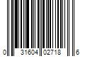 Barcode Image for UPC code 031604027186