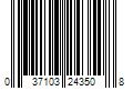 Barcode Image for UPC code 037103243508. Product Name: APEX TOOL GROUP INC Nicholson Rectangular Mill Hand File Without Handle  Single Cut  American Pattern  Bastard Cut  6  Length Pack of 1