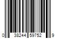 Barcode Image for UPC code 038244597529. Product Name: Dayco 86801 Fits select: 2001-2002 TOYOTA 4RUNNER  1993-1995 TOYOTA PICKUP