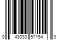 Barcode Image for UPC code 043033571543. Product Name: Troy-Bilt Colt 24 in. 208 cc OHV Engine Front Tine Forward Rotating Gas Garden Tiller with Adjustable Tilling Width