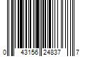 Barcode Image for UPC code 043156248377. Product Name: Schlage Mechanical Deadbolt, Satin Nickel - B60 619 KA4