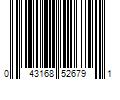 Barcode Image for UPC code 043168526791