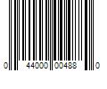 Barcode Image for UPC code 044000004880