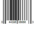 Barcode Image for UPC code 044386066663. Product Name: Physicians Formula  Inc. Physicians Formula Nude Wear 2 Touch of Blur - Light/Medium Blur