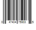 Barcode Image for UPC code 047404759035. Product Name: La Crosse Technology  Ltd. Equity by La Crosse 75903 0.9  Blue LED Digital Desktop Alarm Clock