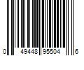 Barcode Image for UPC code 049448955046. Product Name: Johnson Level Aluminum 48-in 3 Vial Magnetic Box Beam Level in Orange | 9550-4800