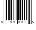 Barcode Image for UPC code 053398000015. Product Name: Pautzke Liquid Krill Fish Attractant, Shrimp