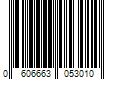 Barcode Image for UPC code 0606663053010. Product Name: 3D Car Care 3D Speed - All-In-One Polish Wax