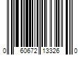 Barcode Image for UPC code 060672133260. Product Name: DUNDAS JAFINE INC Dundas Jafine AF425ULPZW 4  X 25  Aluminum Foil Ducting