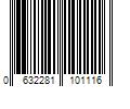 Barcode Image for UPC code 0632281101116. Product Name: Rite in the Rain 3-Pack of Universal Stapled 3.25 x 5.63" Mini Notebooks (Orange)