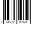 Barcode Image for UPC code 0645095003798. Product Name: TropiClean Papaya & Coconut Luxury 2-in-1 Pet Wipes, Count of 100, 1.8 LBS