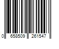 Barcode Image for UPC code 0658509261547. Product Name: Ashanti Naturals- Shea Souffle Midnight Amber 8 oz