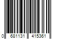 Barcode Image for UPC code 0681131415361. Product Name: DONGGUAN SIYOTO ELECTRONICS CO LTD New - onn. Wireless Earphones-7 Hours Playtime  Yellow