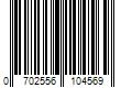 Barcode Image for UPC code 0702556104569. Product Name: ATHLETIC WORKS. (CAP) Athletic Works 100 lb Standard Vinyl Weight Set