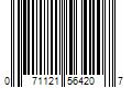 Barcode Image for UPC code 071121564207. Product Name: Spectracide Granules 16-oz Stump Remover | HG-66420