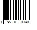 Barcode Image for UPC code 0725490002920. Product Name: Tocca Wonders Collection Eau de Parfum Dabbers (6 Dabbers 0.17 oz EACH - Florence  Simone  Stella  Giulietta  Colette  and Cleopatra))