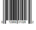 Barcode Image for UPC code 072868010262. Product Name: Havahart Traps | 1026