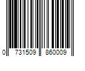 Barcode Image for UPC code 0731509860009. Product Name: Kiss Products Inc KISS Lash Couture Masterpiece Fake Eyelashes   Haute Couture   1 Pair