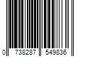 Barcode Image for UPC code 0738287549836. Product Name: Midwest Fastener Corp Midwest Fastener 0.312 x 4.5 in. Star Drive Struct Screw  Black - XL150