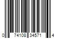 Barcode Image for UPC code 074108345714. Product Name: 4th Ave Market: One'n Only Argan Oil Microdermabrasion Exfoliator
