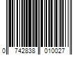 Barcode Image for UPC code 0742838010027