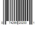 Barcode Image for UPC code 074299202001. Product Name: Mattel Barbie happy holidays Fashion Doll
