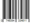 Barcode Image for UPC code 0749394334611. Product Name: Red Shed 80L Plastic Whiskey Barrel Planter, 25 in., Brown