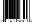 Barcode Image for UPC code 075371028052. Product Name: Naterra International  Inc. Tree Hut Moroccan Rose Moisturizing Shave Oil  7.7oz