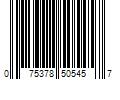 Barcode Image for UPC code 075378505457. Product Name: ROBERTS 2-1/2 in. x 8.3 yds. Rug Traction Anti-Slip Rubber Tape
